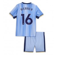 Camisa de time de futebol Tottenham Hotspur Timo Werner #16 Replicas 2º Equipamento Infantil 2024-25 Manga Curta (+ Calças curtas)